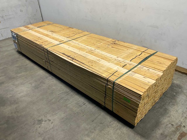 Vuren panlat geschaafd - 360x3,8x1,1 cm (250x) - afbeelding 4 van  6