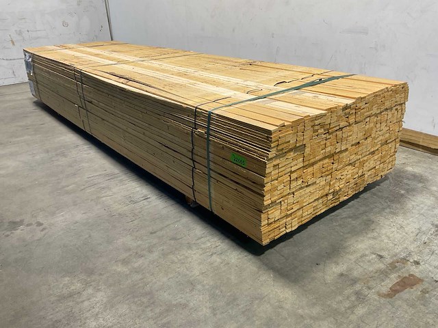 Vuren panlat geschaafd - 360x3,8x1,1 cm (720x) - afbeelding 1 van  6