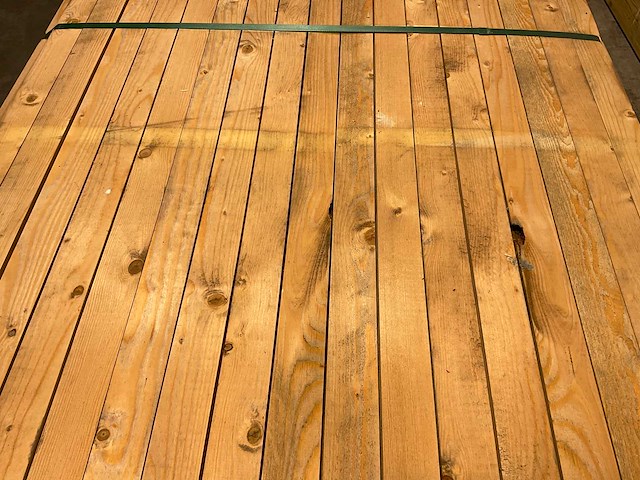 Vuren panlat geschaafd - 480x5,8x2,2 cm (200x) - afbeelding 4 van  8