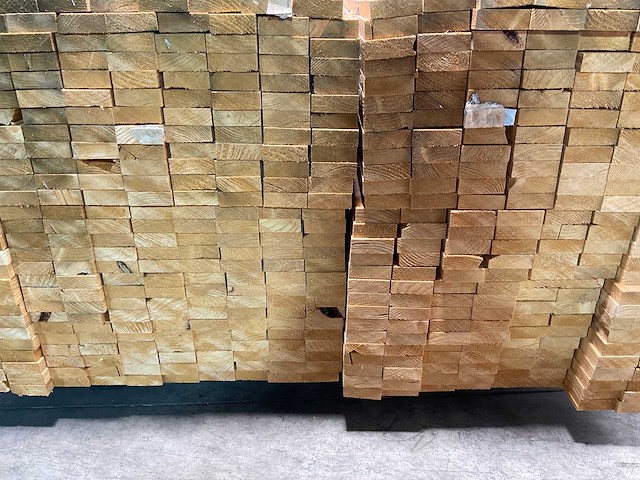 Vuren panlat geschaafd - 480x5,8x2,2 cm (200x) - afbeelding 5 van  6