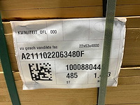 Vuren panlat geschaafd - 480x5,8x2,2 cm (200x) - afbeelding 6 van  6