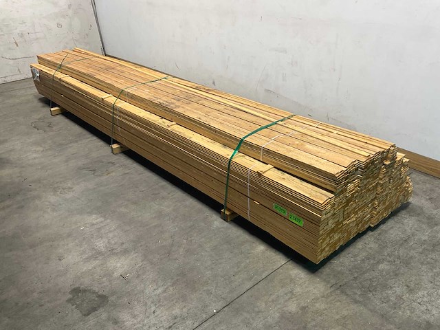 Vuren panlat geschaafd 450x3,8x1,1 cm (1103x) - afbeelding 1 van  6