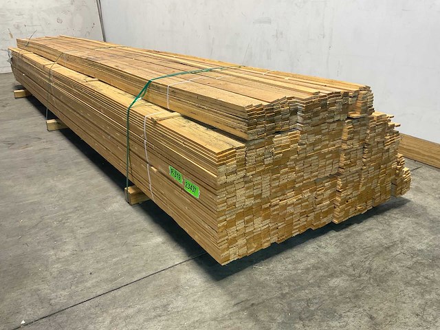 Vuren panlat geschaafd 450x3,8x1,1 cm (1103x) - afbeelding 4 van  6