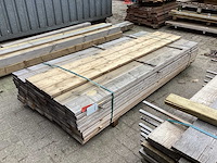 Vuren plank 144x28x2380mm (60x) - afbeelding 1 van  5
