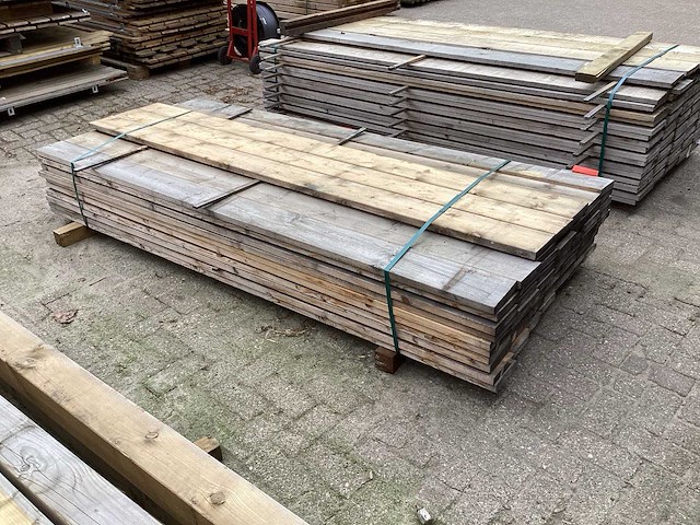 Vuren plank 144x28x2380mm (60x) - afbeelding 2 van  5