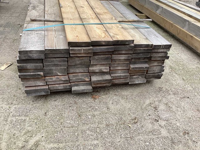 Vuren plank 144x28x2380mm (60x) - afbeelding 5 van  5