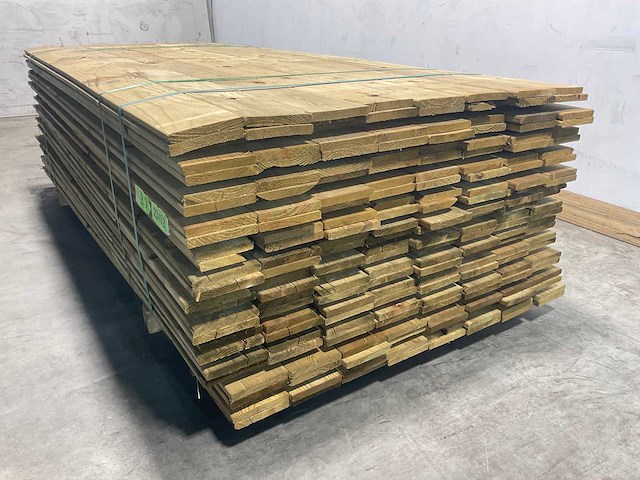 Vuren plank 225x13,8x1,7 cm (192x) - afbeelding 5 van  6