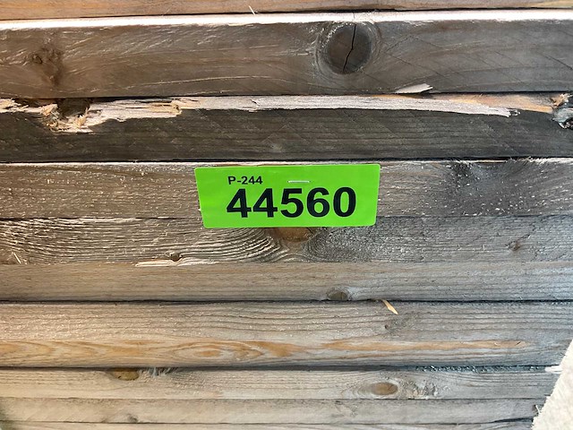 Vuren plank 300x12,5x3 cm (100x) - afbeelding 5 van  5