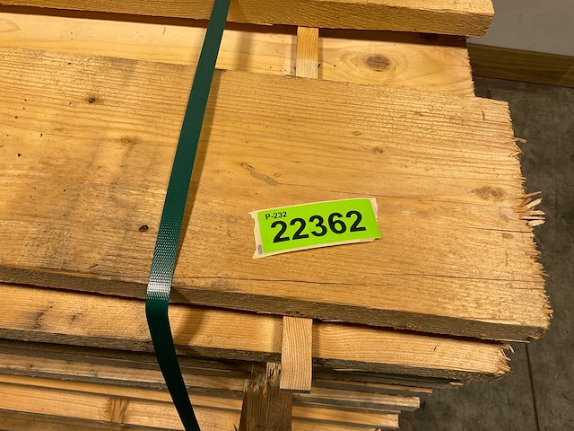 Vuren plank 300x21,5x3,5 cm (50x) - afbeelding 2 van  2