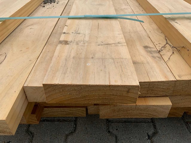 Vuren plank 3050x145x45mm (39x) - afbeelding 5 van  9