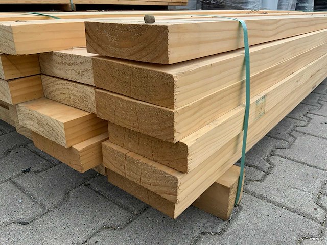 Vuren plank 3050x145x45mm (39x) - afbeelding 6 van  9