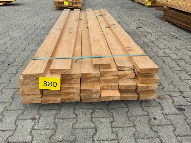 Vuren plank 3050x145x45mm (39x) - afbeelding 8 van  9