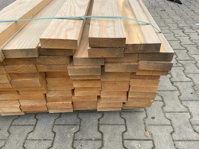 Vuren plank 3050x145x45mm (78x) - afbeelding 4 van  6