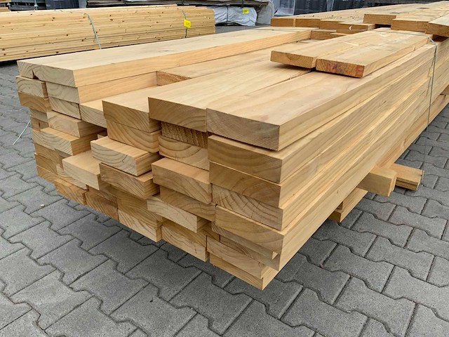 Vuren plank 3060 tot 4880mm 80st nieuw - afbeelding 1 van  1