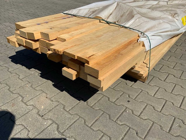 Vuren plank 3600x100x25mm / vuren balk 4250x100x50mm (95x) - afbeelding 3 van  7