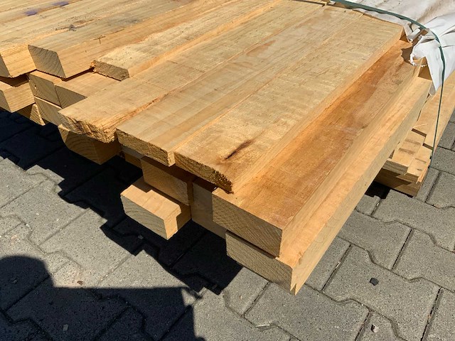 Vuren plank 3600x100x25mm / vuren balk 4250x100x50mm (95x) - afbeelding 6 van  7