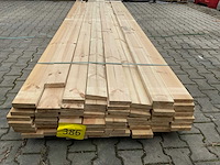 Vuren plank 3600x120x28mm (62x) - afbeelding 2 van  10
