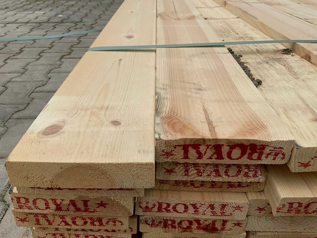 Vuren plank 3600x120x28mm (62x) - afbeelding 8 van  10