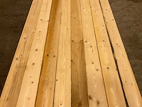 Vuren plank 360x12,5x2,5 cm (21x) - afbeelding 4 van  6