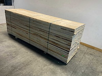 Vuren plank 360x15x3.2 cm (64x) - afbeelding 1 van  4