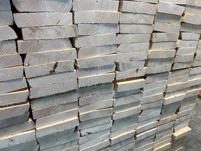 Vuren plank 360x15x3.2 cm (64x) - afbeelding 3 van  4