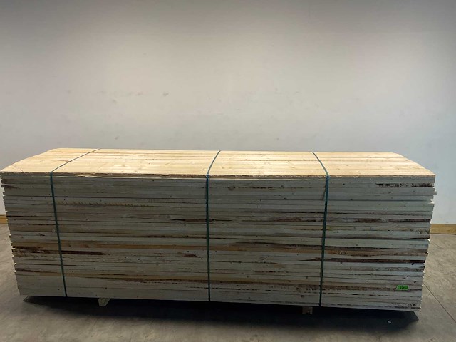 Vuren plank 360x15x3.2 cm (64x) - afbeelding 2 van  6