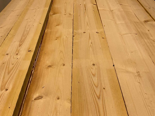 Vuren plank 360x15x3.2 cm (64x) - afbeelding 4 van  6