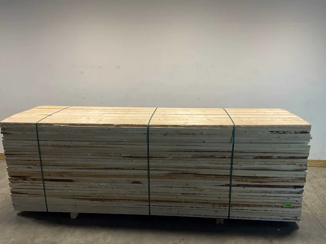 Vuren plank 360x15x3.2 cm (64x) - afbeelding 2 van  6