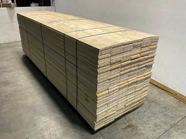 Vuren plank 360x17x2,3 cm (100x) - afbeelding 5 van  6