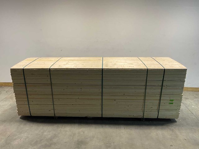 Vuren plank 360x17x2,3 cm (60x) - afbeelding 3 van  5