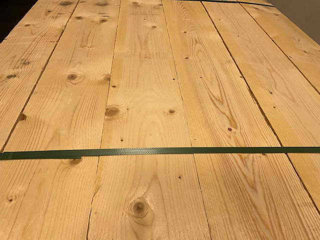Vuren plank 360x17x2,3 cm (60x) - afbeelding 4 van  5