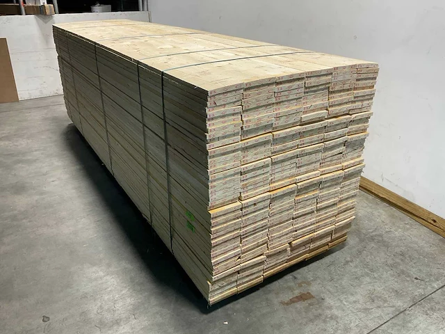 Vuren plank 360x17x2,3 cm (60x) - afbeelding 1 van  6
