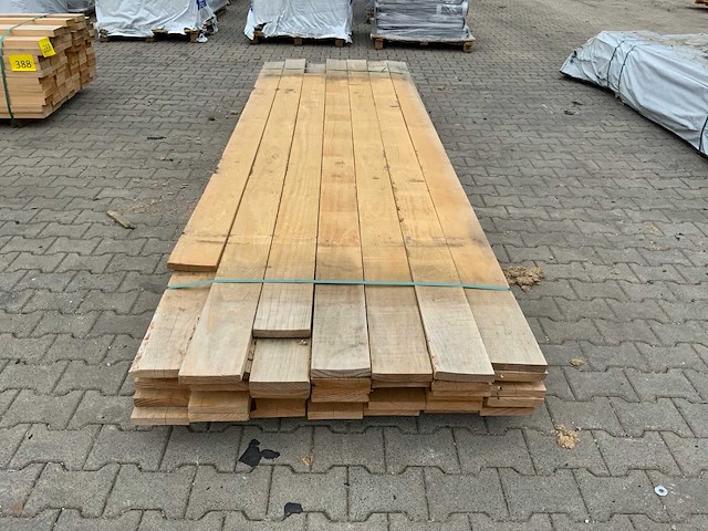 Vuren plank 3650x155x25mm (44x) - afbeelding 2 van  8