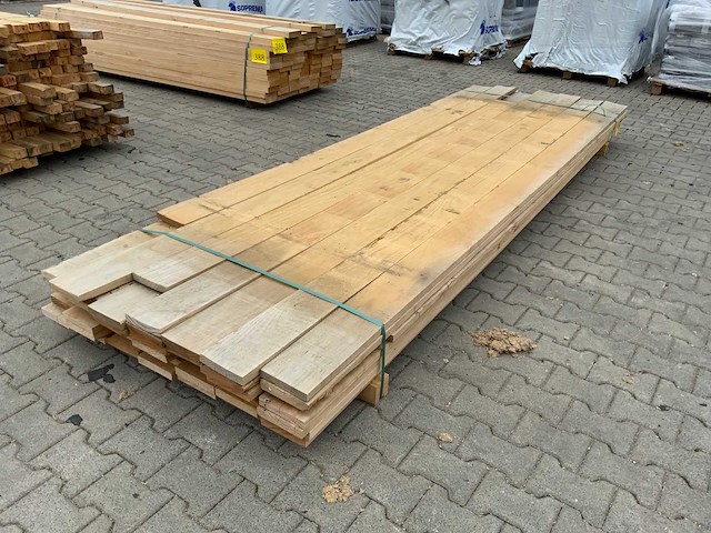 Vuren plank 3650x155x25mm (44x) - afbeelding 3 van  8