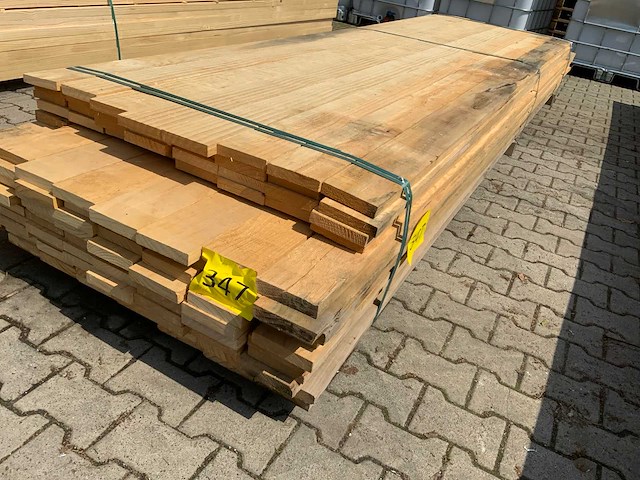 Vuren plank 3660-4260x120x25mm (112x) - afbeelding 3 van  6