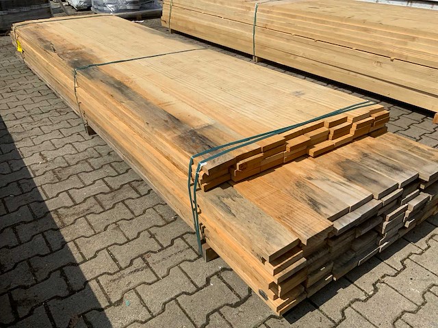 Vuren plank 3660-4260x120x25mm (112x) - afbeelding 6 van  6