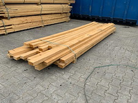 Vuren plank 3670-4270x100x53mm (31x) - afbeelding 1 van  7
