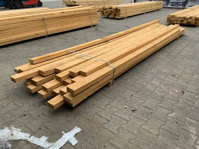 Vuren plank 3670-4270x100x53mm (31x) - afbeelding 3 van  7