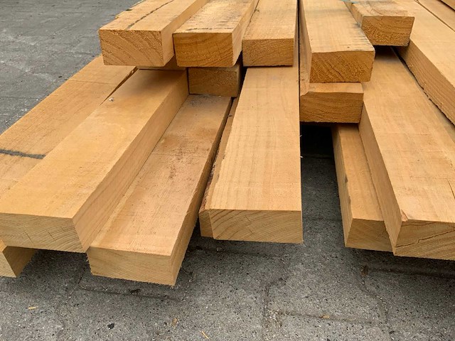 Vuren plank 3670-4270x100x53mm (31x) - afbeelding 7 van  7