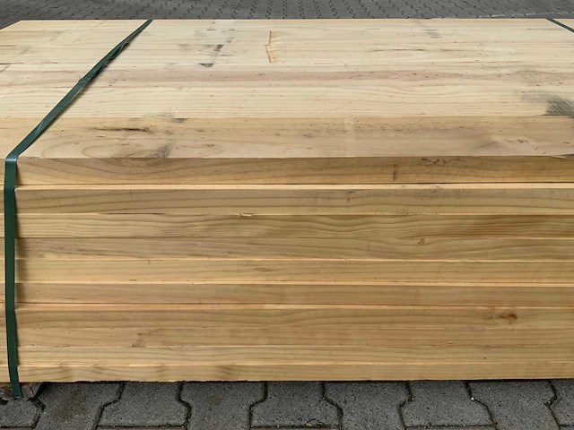 Vuren plank 3670x145x45mm (60x) - afbeelding 6 van  9