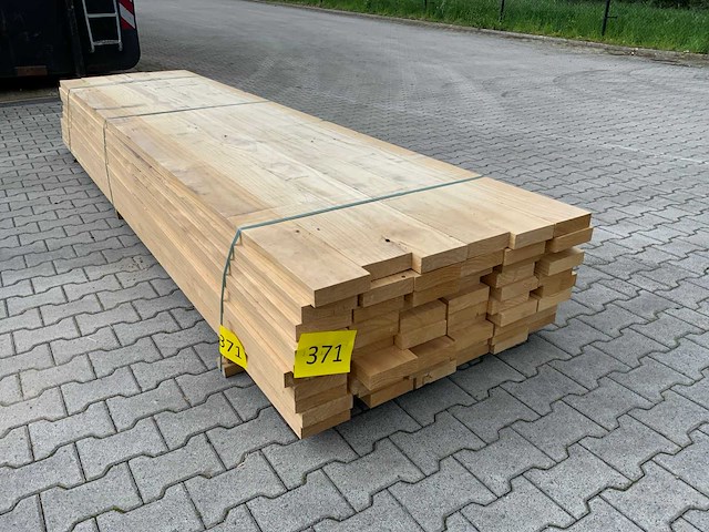 Vuren plank 3670x145x45mm (60x) - afbeelding 7 van  9