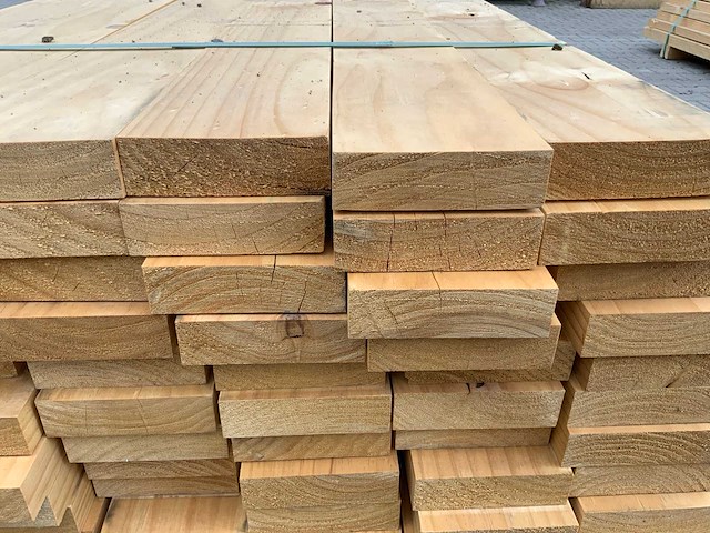 Vuren plank 3670x145x45mm (66x) - afbeelding 3 van  8