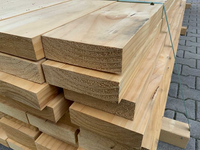 Vuren plank 3670x145x45mm (66x) - afbeelding 5 van  8