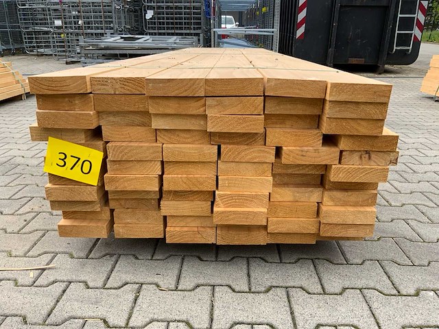 Vuren plank 3670x145x45mm (66x) - afbeelding 8 van  8