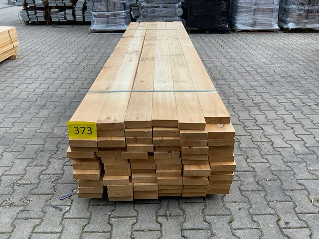 Vuren plank 3670x145x45mm (72x) - afbeelding 10 van  10