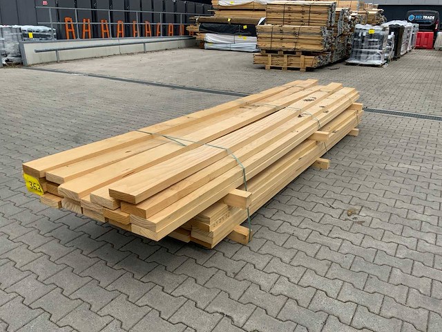 Vuren plank 3700-4270x145x42mm 45st nieuw - afbeelding 1 van  1
