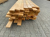 Vuren plank 3800 tot 5100x120x28mm ca 130 stuks - afbeelding 5 van  9