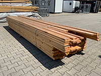 Vuren plank 3900-4500x120x30mm (136x) - afbeelding 1 van  7