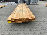 Vuren plank 3900/4800x120x28mm (59x) - afbeelding 1 van  5