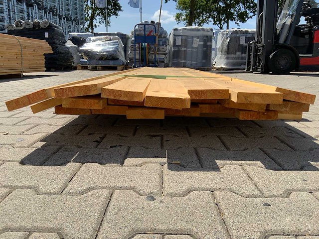 Vuren plank 3900x120x25mm (24x) - afbeelding 5 van  7